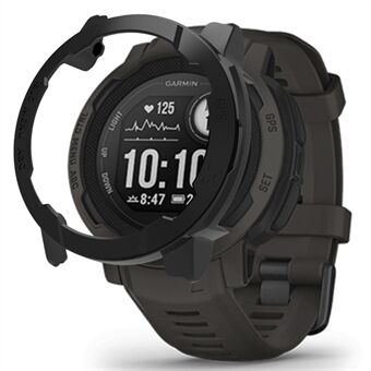 For Garmin Instinct 2S Fallsikker urkasse Hard PC-dekselramme Halvt beskyttende deksel