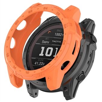 For Garmin Enduro 2 / Tactix 7 Anti-Fall TPU veskedeksel Quick Release Sportsklokke Hul kasse med skiveplate