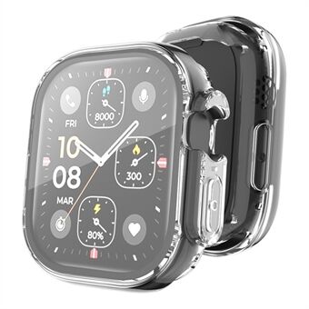 ENKAY HAT Prince For Apple Watch Ultra 49 mm myk TPU Full dekning Beskyttelsesveske Gjennomsiktig Scratch Smartwatch-beskytter