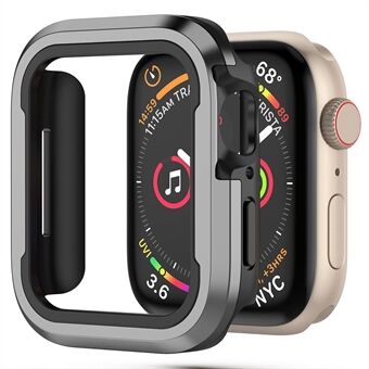 For Apple Watch Series 4 / 5 / 6 44 mm / SE 44 mm / SE (2022) 44 mm 2 i 1 aluminiumslegeringsramme + TPU støtfangerklokkekasse Fallsikkert beskyttelsesdeksel - multi