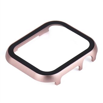 For Apple Watch Series 3 2 1 38 mm full beskyttelse metallur urkasse med herdet glass skjermbeskytter