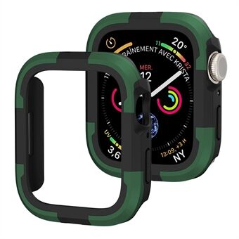 Beskyttelsesveske for Apple Watch Series 6 / 5 / 4 / SE / SE (2022) 40 mm TPU+PC Støtsikkert rammeklokkedeksel