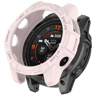 For Garmin Fenix ​​​​7S Pro / Fenix ​​​​7S / Epix Pro 42 mm Anti- Scratch TPU hul urkasse Beskyttende ramme