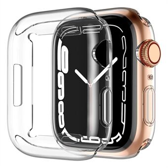 For Apple Watch SE (2022) 44 mm gjennomsiktig klokkeveske Quick Release TPU-deksel Støtsikker Smart Watch-beskyttelsesveske