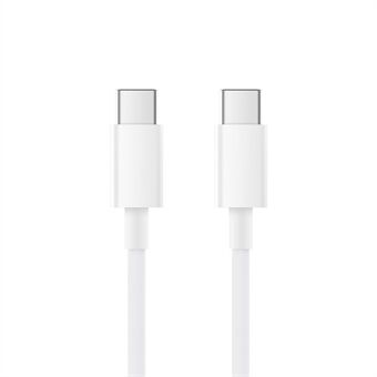 XIAOMI SJX12ZM 1,5 m USB-C til USB-C-kabel 5A 100W Max Type-C Hurtiglading høyhastighets dataledning