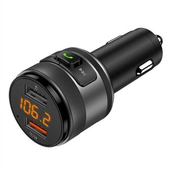 C57 Mini Dual USB QC3.0 Car Charger FM Transmitter Hands-free Call Bluetooth MP3 Music Player