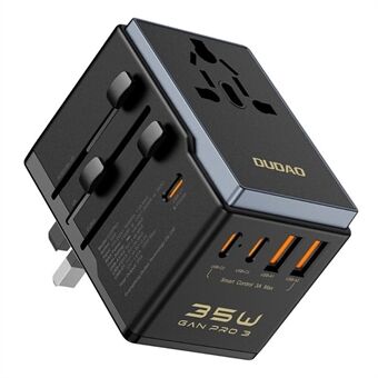 DUDAO A35Pro A35Pro Global reiselader 35W GaN hurtigladerenhet med 2 USB + 3 Type-C porter