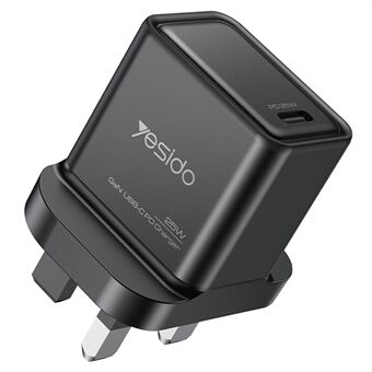 YESIDO YC81 GaN 25W Telefonlader Type-C Port Strømadapter