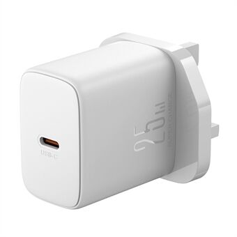 JOYROOM TCF11 PD 25W USB-C hurtiglader UK Plugg Mobiltelefon Reisevegglader for telefonnettbrett