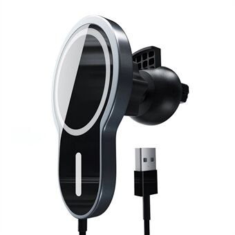 15W trådløs magnetisk adsorberbar Magsafe hurtiglader billuftventilator for iPhone 12 Pro Max