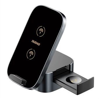 DUDAO A11Pro+ 3-i-1 Trådløs Lader Telefon Klokke Øretelefon Skrivebord Ladeholder