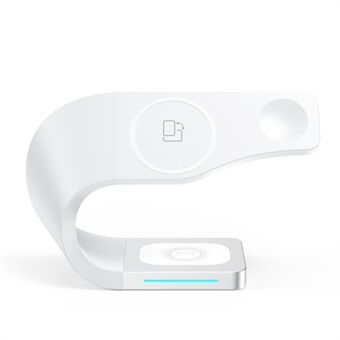 CF62 Intelligent 4 i 1 magnetisk trådløs lader for iPhone / iWatch / AirPods 15W hurtigladestasjon