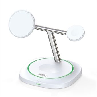 DUZZONA W16 15W 3-i-1 magnetisk trådløs lader mobiltelefon ladeholder for AirPods, iWatch