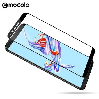 MOCOLO for OnePlus 5T silketrykk herdet glass fullskjermdekning beskyttende film