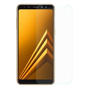 For Samsung Galaxy A8 (2018) 0.3mm Skjermbeskytter i Herdet Glass (Arc Edge)