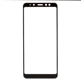 Silketrykk Herdet glass Fullskjermsbeskyttelsesfilm for Samsung Galaxy A8 Plus (2018)