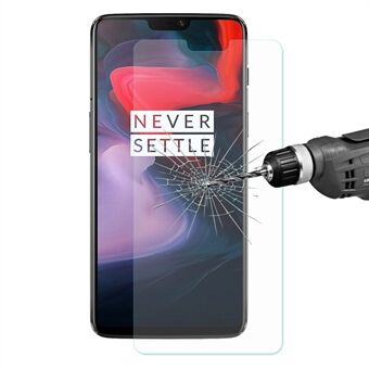 ENKAY 0,26 mm 9H 2,5D Arc Edge skjermbeskytterfilm i herdet glass for OnePlus 6