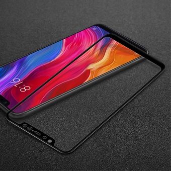 IMAK Skjermbeskytter i full størrelse herdet glass til Xiaomi Mi 8 (6,21 tommer) - svart