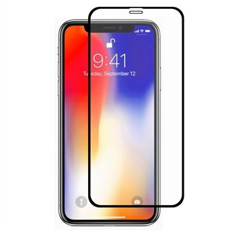 HAT Prince for iPhone (2019) 6,1"/ XR 6,1 tommers full lim i full størrelse herdet glass skjermbeskytter 0,26 mm 9H 2,5D Edge