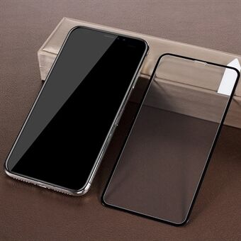 RURIHAI 3D karbonfiber [Anti-eksplosjon] Fullstørrelse herdet glassbeskytter til iPhone Xs Max 6,5 tommer - svart