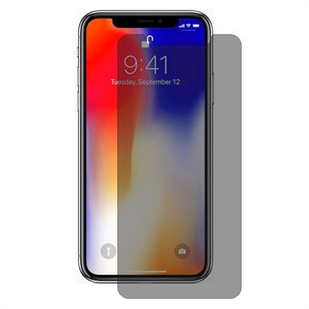 HAT Prince 0,26 mm 9H 2,5D Anti- Spy herdet glass beskytter for iPhone XS Max 6,5 tommer