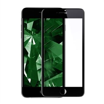 KINGXBAR 3D buet silkeutskrift Klart herdet glass skjermfilm for iPhone 8 Plus / 7 Plus fullt deksel