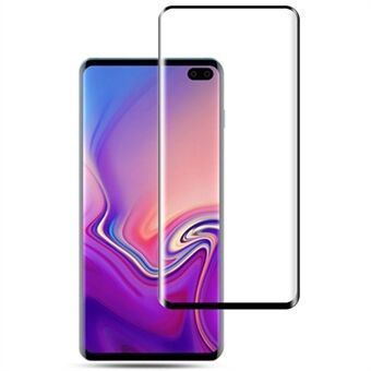 MOCOLO for Samsung Galaxy S10 3D buet skjermbeskytter i herdet glass (nedskalert versjon) - svart