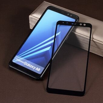 9D Full Skjermbeskytter i Herdet Glass til Samsung Galaxy A8 (2018)