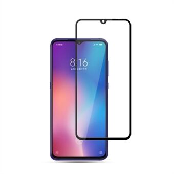 MOCOLO Full dekning Full Lim Silke Print Skjermbeskytterfilm i herdet glass for Xiaomi Mi 9