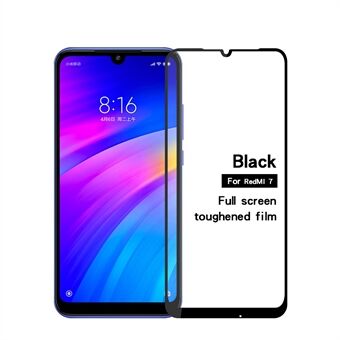 MOFI Full Screen Covering Tempered Glass Shield Anti-eksplosjon for Xiaomi Redmi 7 / Redmi Y3