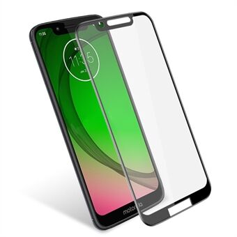 IMAK Pro + Skjermbeskytter i full størrelse mot eksplosjon herdet glass for Motorola Moto G7 Play (EU-versjon)