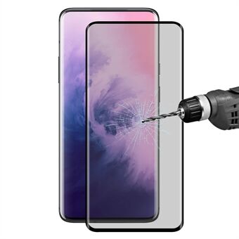 HAT Prince 3D 0,26 mm 9H Heldekkende herdet glass Peep-proof beskyttelsesfilm for OnePlus 7 Pro / 7T Pro