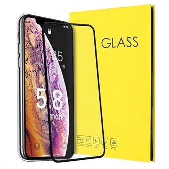 Skjermfilm i herdet glass i fullskjerm for iPhone 11 / XR 6,1 tommer (2019) - Svart