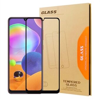 Fullskjerm herdet glass skjermfilm for Samsung Galaxy A31