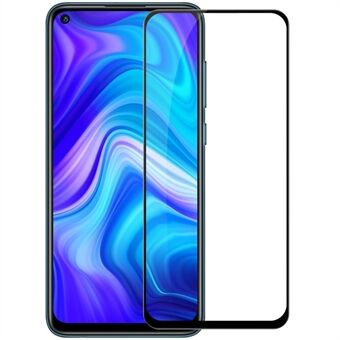 NILLKIN XD CP+MAX Full Coverage Arc Edges Tempered Glass Screen Film Protector for Xiaomi Redmi Note 9/Redmi 10X 4G