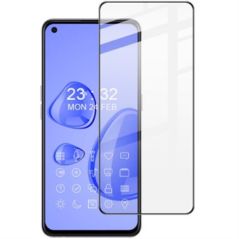 IMAK Pro+ Tempered Glass Protector for Oppo Reno5 5G Screen Film [Full Coverage] - Black