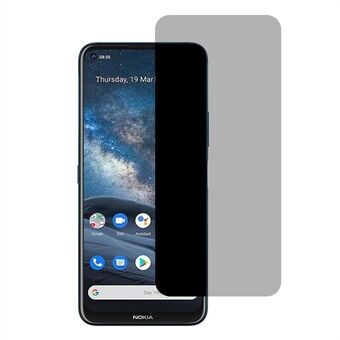 Fullskjerms dekning Silketrykk Anti- Spy Protector Film i herdet glass (sidelim) til Nokia 8.3 5G