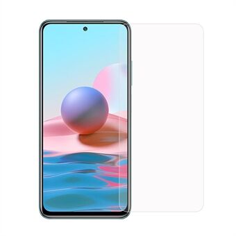 Anti-Burst Ultra Clear 2.5D 9H Arc Edge Tempered Glass Guard skjermbeskytter for Xiaomi Redmi Note 10 4G / Note 10S