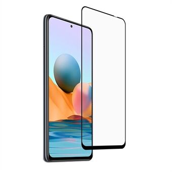 RURIHAI for Xiaomi Redmi Note 10 Pro Herdet glass heldekkende skjermbeskytter [2.5D] [Solidt forsvar]