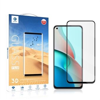 MOCOLO 3D Buet Herdet Glass Fullskjermsbeskytter for Xiaomi Mi 11 Lite 4G / 5G / 11 Lite 5G NE - Svart