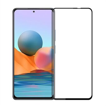 PINWUYO for Xiaomi Redmi Note 10 Pro / Note 10 Pro Max [Anti-fingeravtrykk] [Anti-eksplosjon] Fulllim Herdet glassfilm