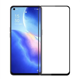 PINWUYO Full Lim Fingeravtrykkfast Skjermbeskyttelse i Herdet Glass til Oppo Reno5 Z / A94 5G