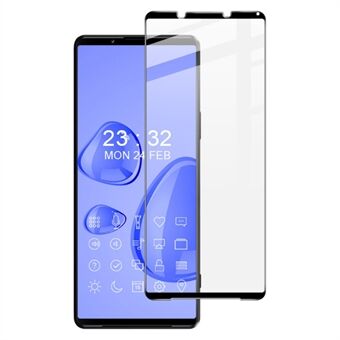 IMAK Full Covering Ultra Clear Skjermbeskytter i Herdet Glass Filmbeskyttelse for Sony Xperia 1 III