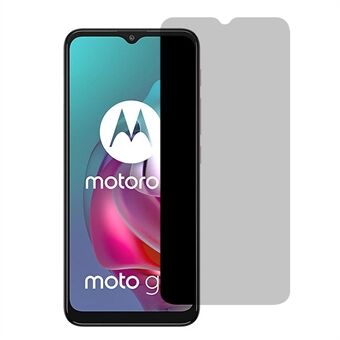 Anti-peep Anti-eksplosjon Full Coverage Skjermbeskyttelsesfilm i herdet glass for Motorola Moto G30 / G10