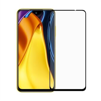 Ultraklar anti-eksplosjonsherdet glassfilm med svarte kanter fulllim skjermbeskytter for Xiaomi Redmi Note 10 5G / Poco M3 Pro 4G / Poco M3 Pro 5G