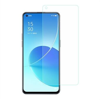 0,3 mm Arc Edge Tempered Glass Anti-Eksplosjon Skjermbeskyttelsesfilm for Oppo Reno6 5G