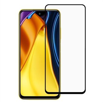 Silketrykk fullskjermdekning Splintsikkert herdet glass full limbeskytter for Xiaomi Redmi Note 10 5G / Poco M3 Pro 4G / Poco M3 Pro 5G