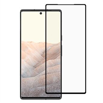 Silketrykk fulllim Fullskjermdekning Skjermbeskytter i herdet glass for Google Pixel 6