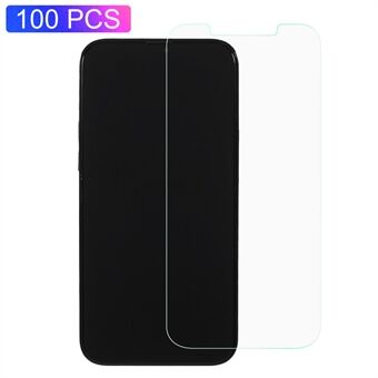 100 stk / pakke 0,25 mm Arc Edge Ultra Clear herdet glass skjermbeskytterfilm for iPhone 13 Pro Max 6,7 tommer