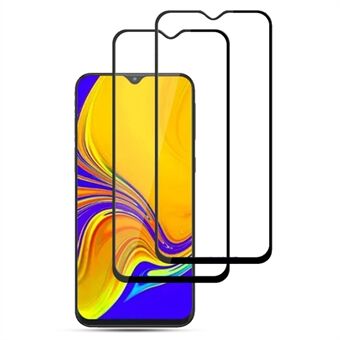 AMORUS 2 stk fulllim fullskjerm HD visuell silkeutskrift Beskyttelsesfilm av herdet glass for Samsung Galaxy A50 / A20 / A30 / M30 / M31